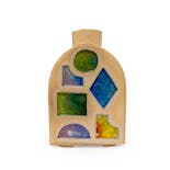 Morgan Peck Melted Doorway Stained Glass Vase B